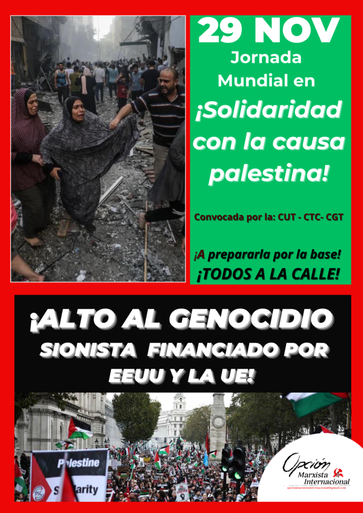 29 Nov ¡todos A La Calle Jornada Mundial En Solidaridad Con La Causa Palestina Opción 1210