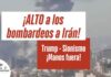 ¡ALTO A LOS BOMBARDEOS CONTRA IRÁN!: Declaración de OMI